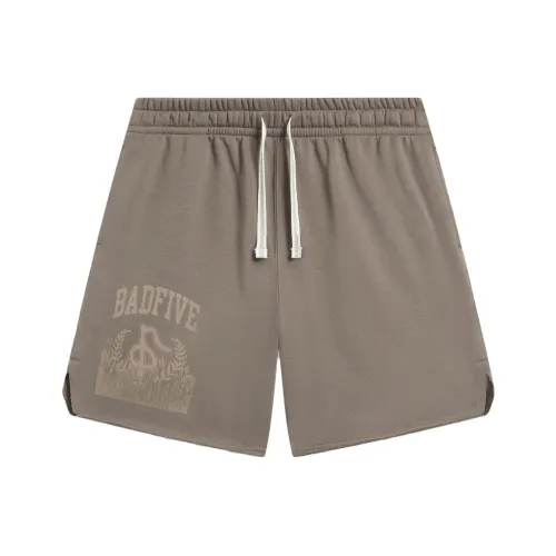 LINING Badfive Повседневные шорты Мужские Грибной Коричневый