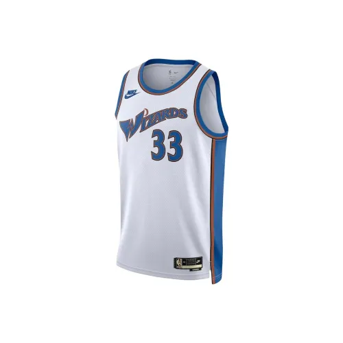 Nike Баскетбольная Джерси Фанатская Версия 2022 23 Washington Wizards Kuzma Мужская Белая