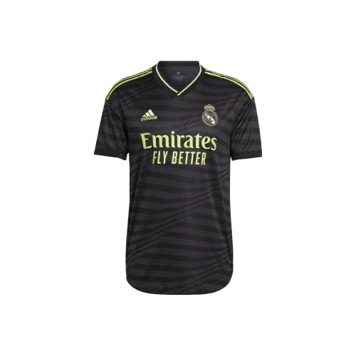 Adidas Черная Мужская Футбольная Джерси