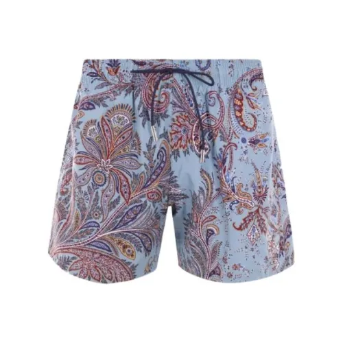 ETRO Мужские Плавательные Шорты Синего Цвета