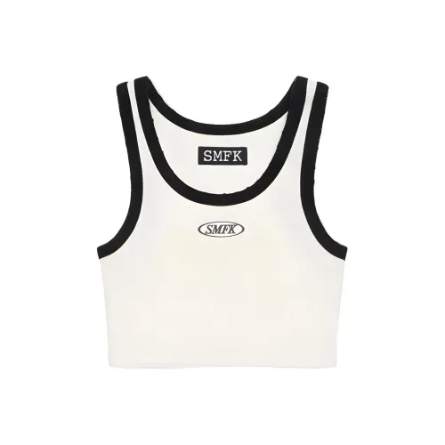 SMFK Майка Женская Белая Черная