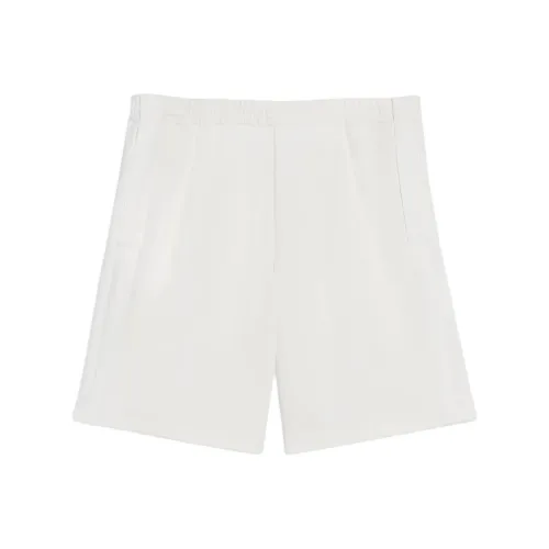 Helmut Lang Повседневные шорты унисекс цвет слоновая кость