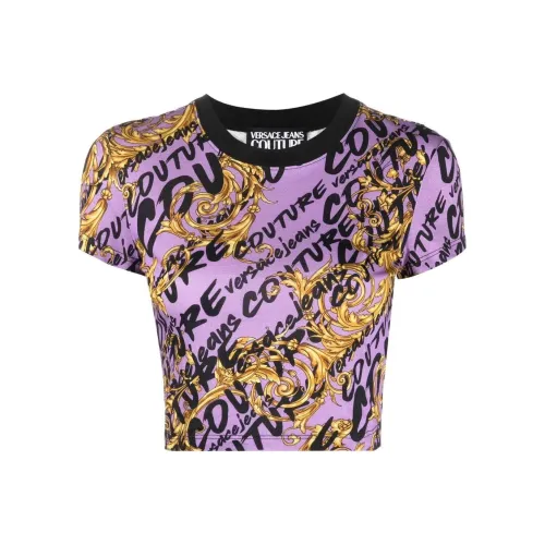 VERSACE SS22 КРОП ТОП Женский Многоцветный
