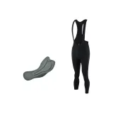 Черный нагрудник и бандажные брюки