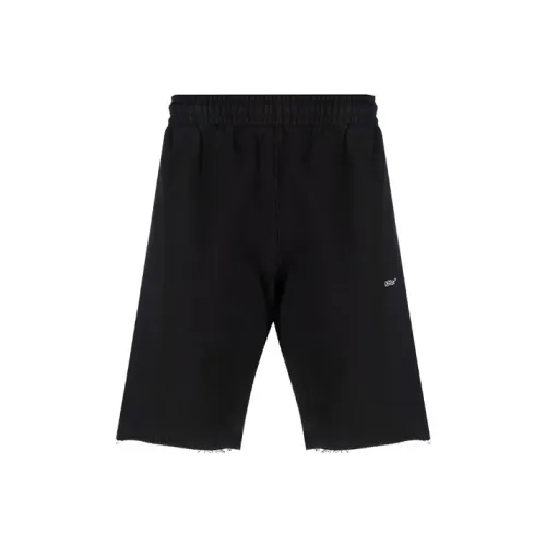 Off Белый FW21 Черный Мужские Спортивные Шорты