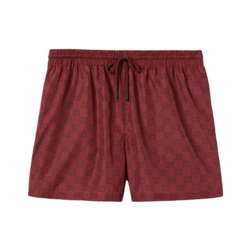 Gucci Red Мужские Пляжные Шорты