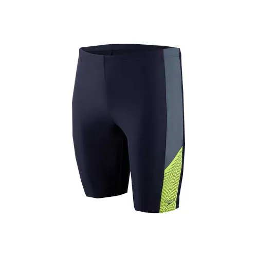 Speedo Плавательные шорты Мужские Темно-синий Зеленый