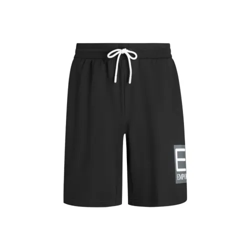 EMPORIO ARMANI EA7 SS24 Повседневные шорты Мужские Черные