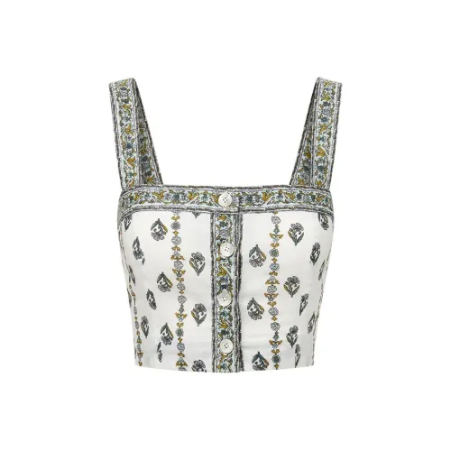 Veronica Beard SS24 Майка Женская Айвори Белый