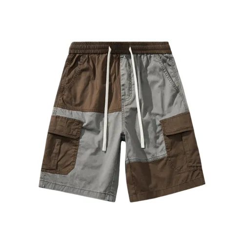 Xiyue Карго шорты Мужские Серый Кофейный