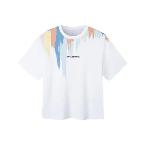 ANTA T-Shirt Женская Снежно-Белая