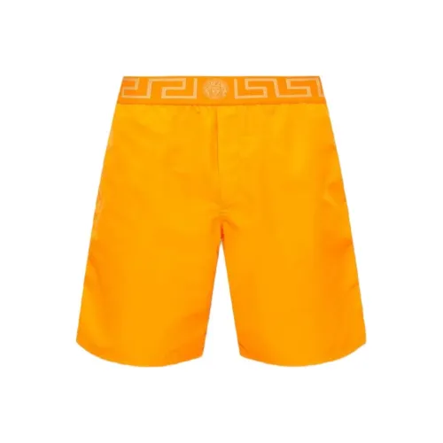 VERSACE Пляжные шорты Мужские Оранжевые