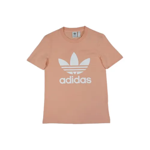 Adidas Originals Комплект с короткими рукавами T-Shirt Женский Розовый