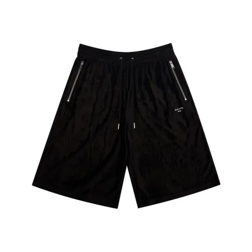 TEAM WANG TEAM WANG FW23 STAY Series Черные Унисекс Повседневные шорты