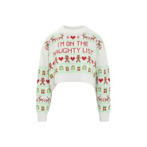 PHILOSOPHY DI LORENZO SERAFINI SS22 Свободный крой Свитер Женский Белый