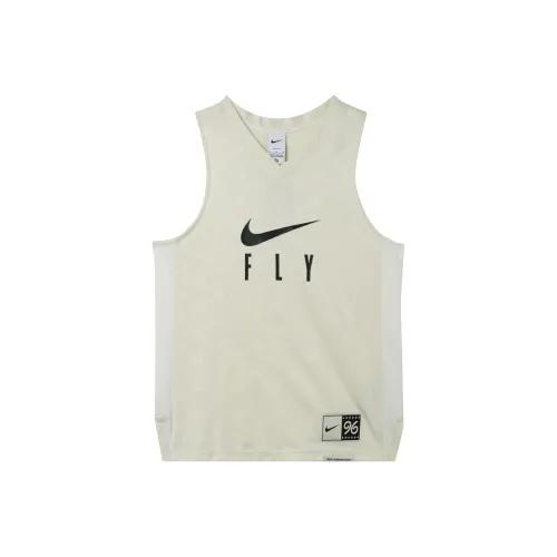 NIKE SS23 Resistant High Basketball Series Женские Майки Экрю