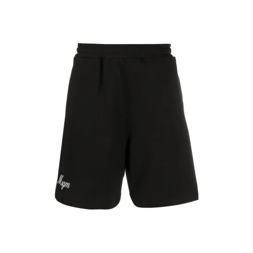 MSGM Черные Мужские Спортивные Шорты