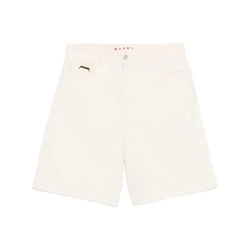 MARNI SS25 Джинсовые шорты Мужские Миндально-бежевые