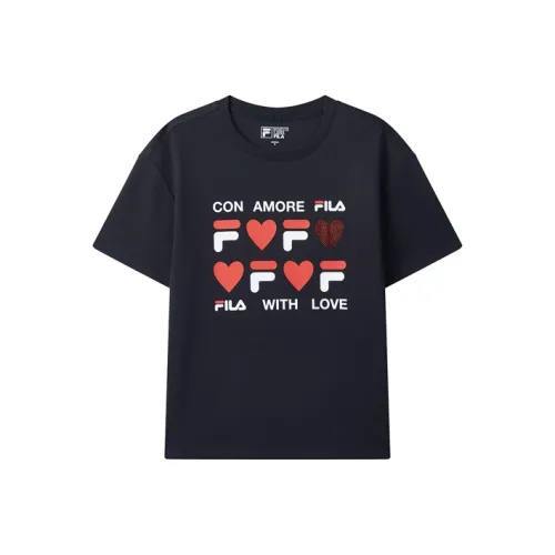 FILA Легендарный синий Женские футболки