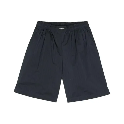 Vetements Midnight Blue Мужские Повседневные Шорты