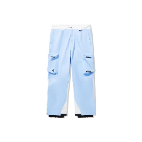 LINING Спортивные лыжные штаны унисекс синий белый