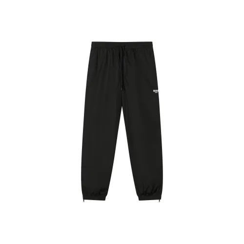 MSGM Черные Мужские Повседневные Штаны
