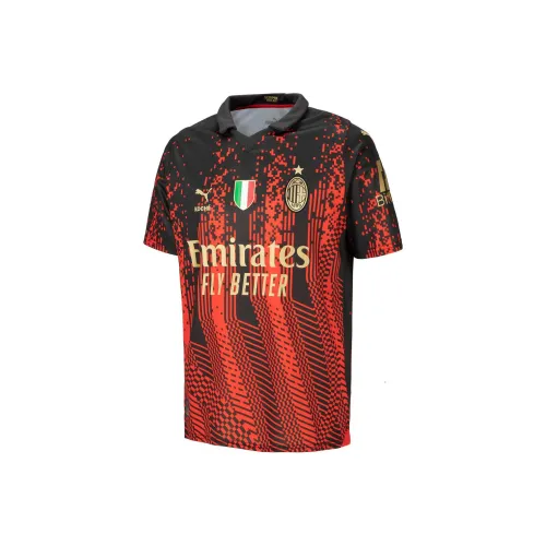 PUMA ACM X KOCHE Огонь Красный Черный Мужской Футбольный Джерси