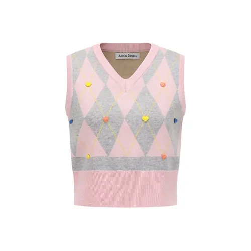 Alexia Sandra Розовые Женские Майки