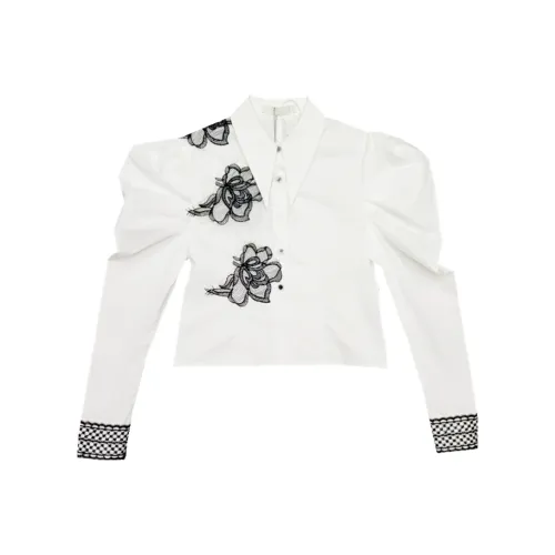 CHICCO MAO Белый Женские Короткие Топы