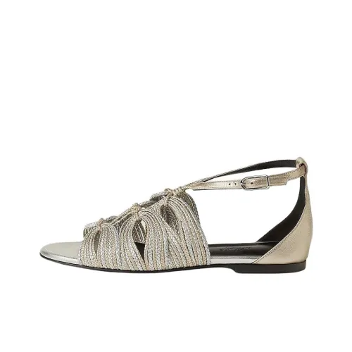 HERMES Karmen One Ремень Сандалии Женские Шампанское