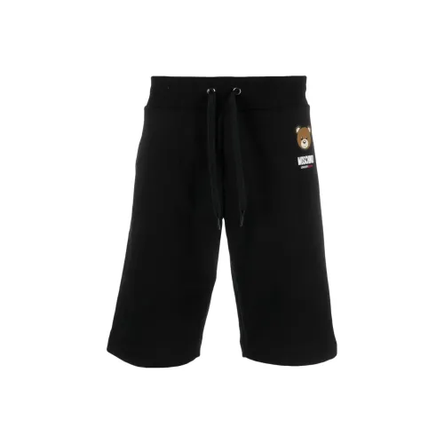 MOSCHINO Черные Мужские Повседневные Шорты