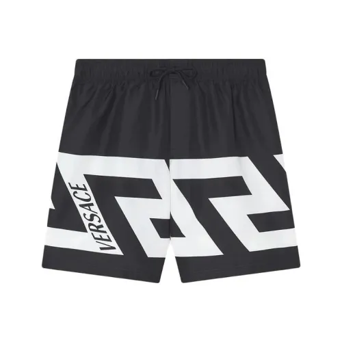 VERSACE Пляжные шорты Мужские Черные