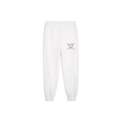 PUMA x ONE PIECE T7 Повседневные брюки Унисекс Белый