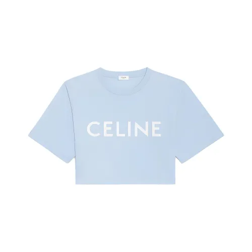 CELINE Синий Женские Короткие Топы