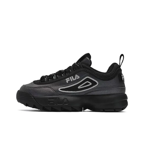 FILA Disruptor 2 Casual Low Top Black Women's