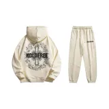 Комплект (Абрикосовый длинный рукав топ + абрикосовые штаны)