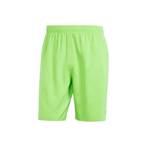 Adidas Solid CLX Плавательные шорты Унисекс Прозрачные Лаймово-зеленый