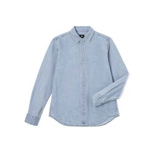 Lee совместный бренд SS25 Рубашка Мужская Светло-Синяя