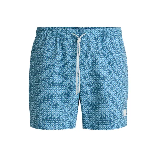 Hugo Boss Пляжные шорты Мужские Светло-синие