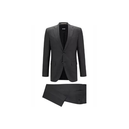 Hugo Boss FW22 Бизнес-костюм мужской серый