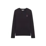 D-Дым Черный (Ткань Miaoli - Круглый вырез, облегающий, стиль позиционирования)