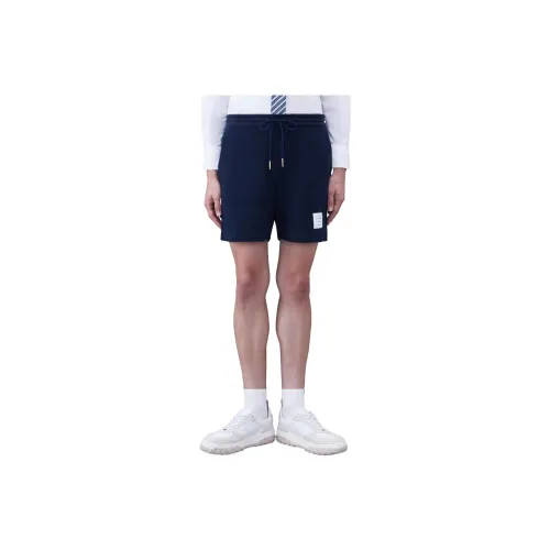 THOM BROWNE Темно-синие мужские повседневные шорты