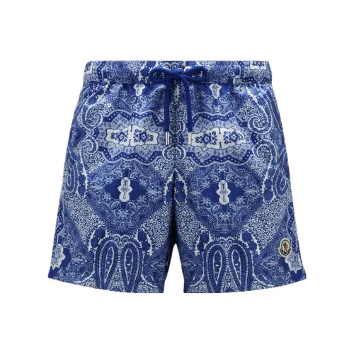 MONCLER Синие Мужские Повседневные Шорты