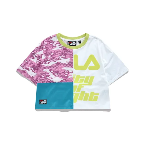 FILA FUSION T-Shirt Женская Стандартная Белая