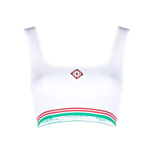 CASABLANCA SS24 Майка Женская Белая