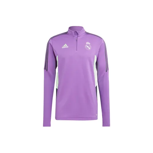 Adidas Real Madrid Ярко-фиолетовый Мужской Футбольный Джерси