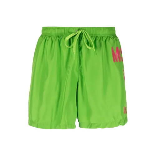 MOSCHINO Плавательные шорты Мужские Неоновый зеленый