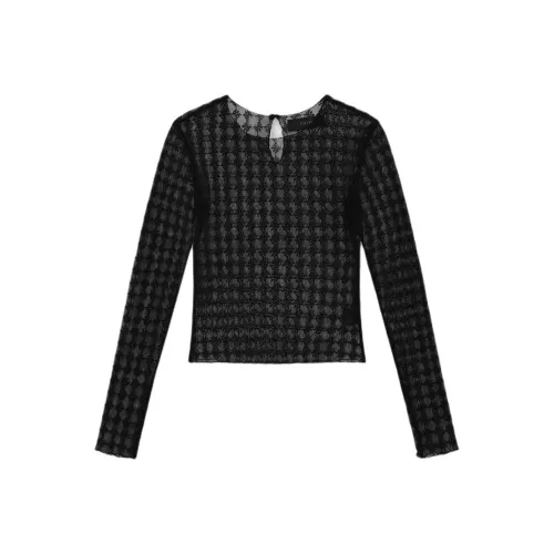 AMIRI Early Spring Collection Черные Женские Рубашки T