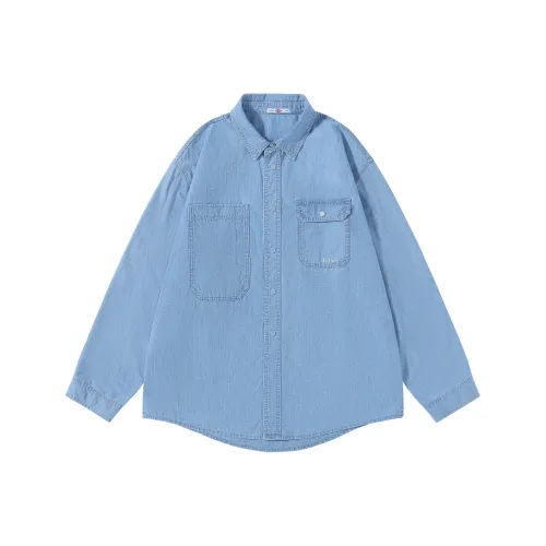 Lee Cooper Синие Унисекс Рубашки