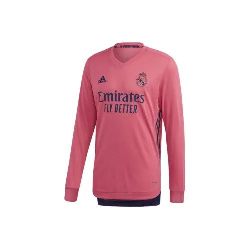 Adidas Real Madrid Весенний Розовый Мужской Футбольный Джерси